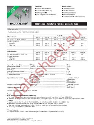 2036-20-B2LF datasheet  